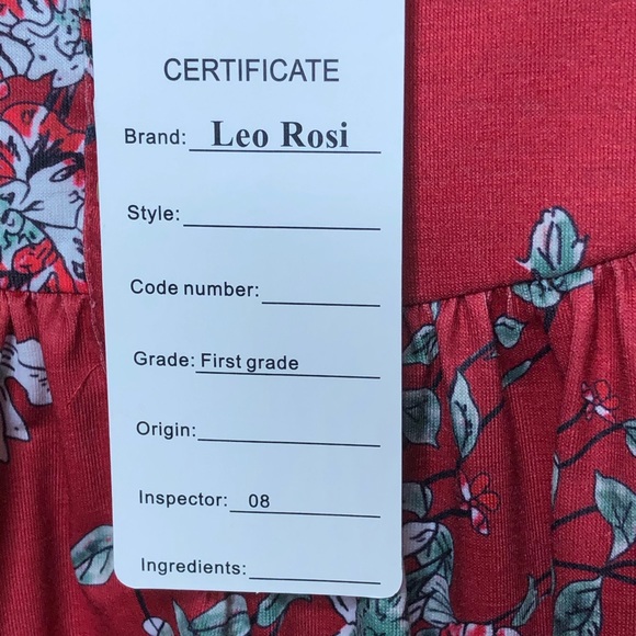 Leo Rosi Medium 3 Button Swing Tank Top - Picture 6 of 9